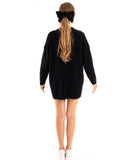 Diamante Neck Long jumper