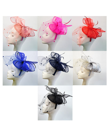 Sinamay Fascinator (STYLE 63)