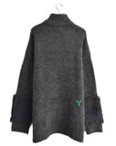 Fur sleeves design Jumper