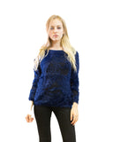 Fluffy bird of Minerva Jumper (Blue)