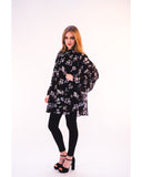 Multi floral print chiffon flowy shirt