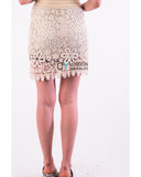 Floral Crochet summer Skirt