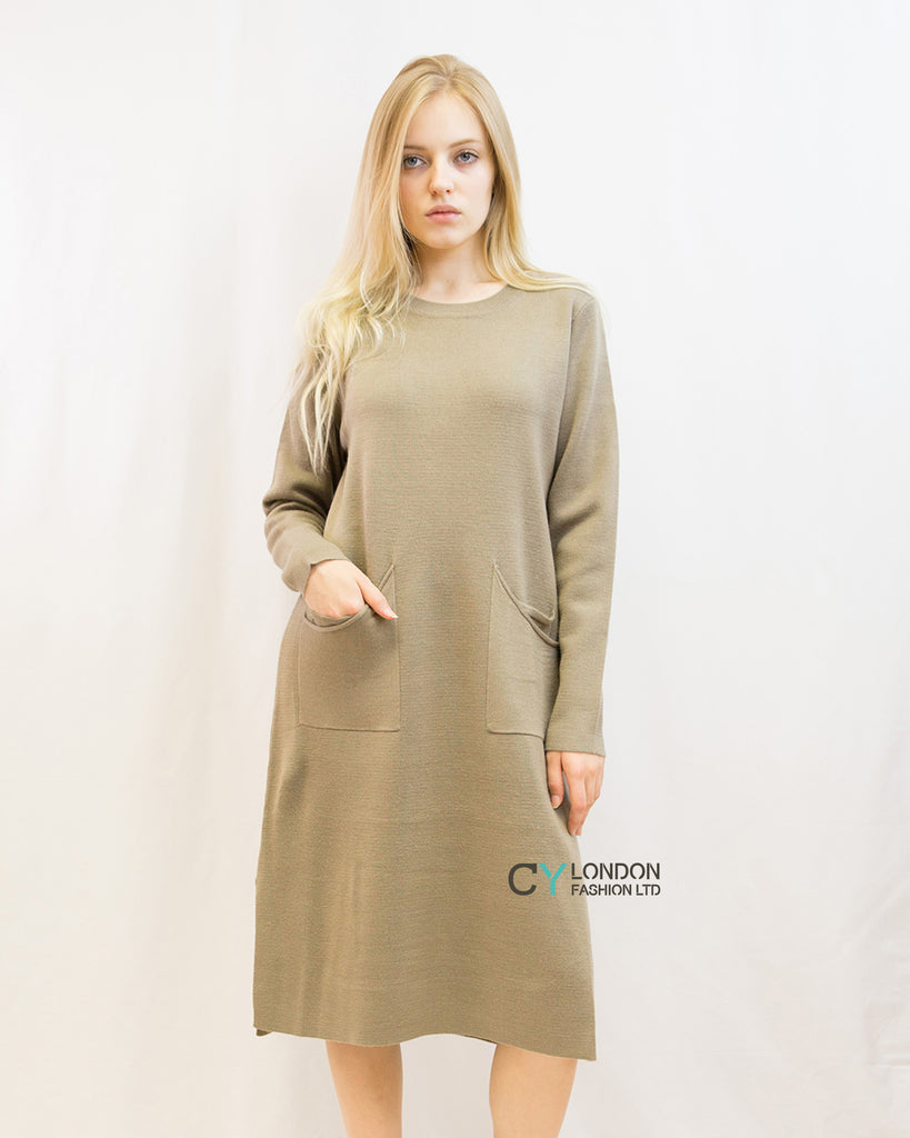 Oversize tunic knit  jumper dress