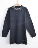 Diamante Neck Long jumper