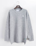 Face logo plain jumper (Grey)