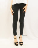 Jean's look print fleece leggings