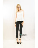 Jean's look print fleece leggings