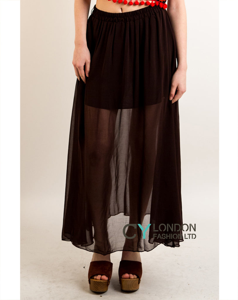 Chiffon Maxi Skirt