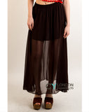 Chiffon Maxi Skirt