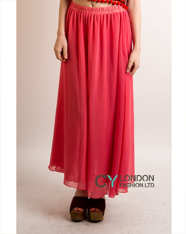 Chiffon Maxi Skirt