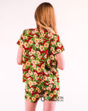 Floral Print Suits (Red)