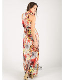Floral print maxi dress