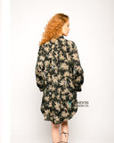 Multi Floral Printed overisze Shirt Dress