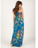 Chain Print Maxi Dress