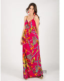 Chain Print Maxi Dress