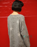Stars' Print Ladder Stitch Jumper