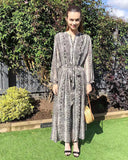 Leopard Print Maxi Dress
