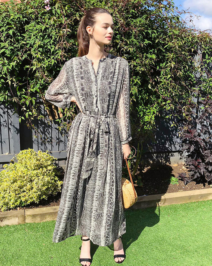 Leopard Print Maxi Dress