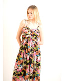 Printed Chiffon Maxi Dress KK6228 (Multi Floral PRINT)