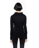 black color turtleneck knitted Jumper