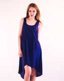 Dip Hem Dress (BLUE)