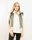 Faux Fur Jacket (Grey)