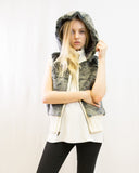 Faux Fur Jacket (Grey)