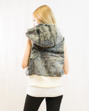 Faux Fur Jacket (Grey)