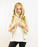 Faux Fur Jacket (Dot print)