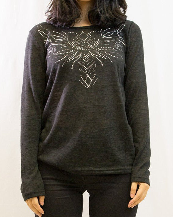 Face Mask Stud Printed Top
