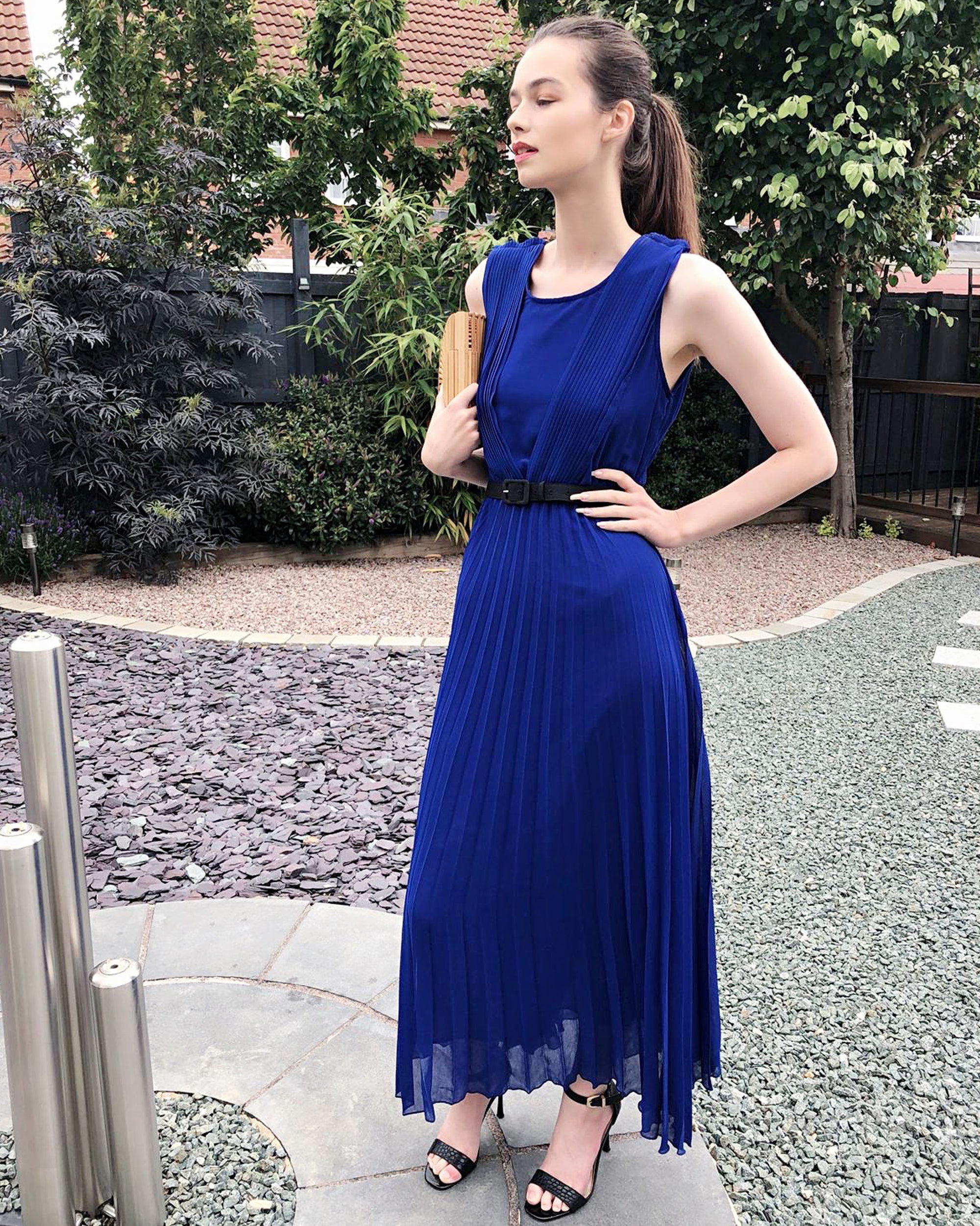 Pleated Maxi dress