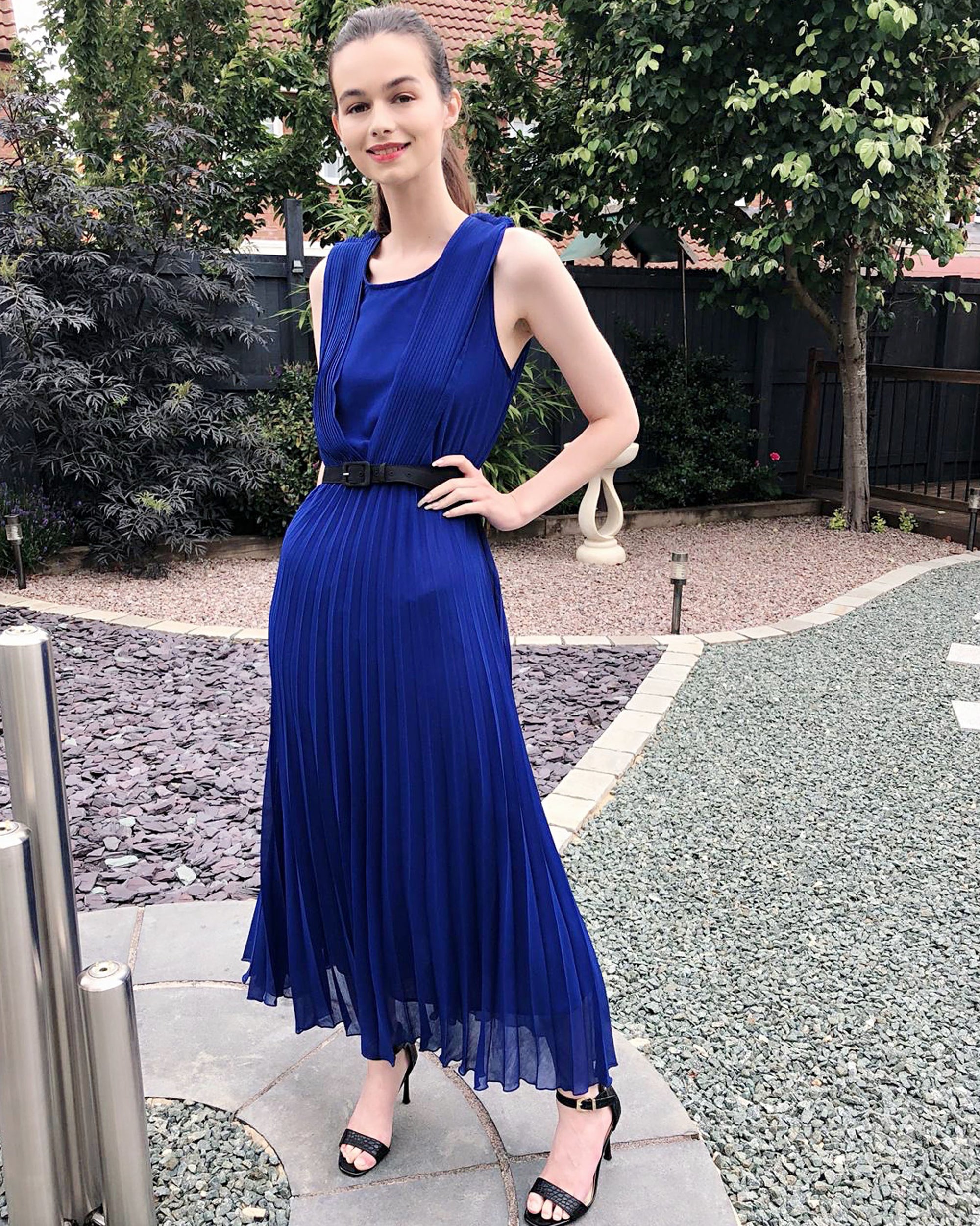Pleated Maxi dress