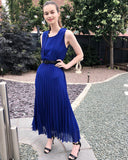 Pleated Maxi dress