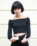 Cropped top and leggings set