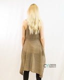Sleeveless Wool Knitted Cardigan