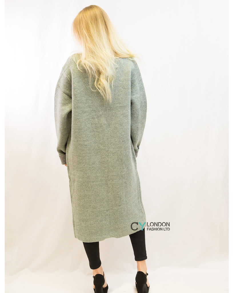 Wool blend jacket coat