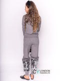 Knit Top & Trousers Co-Ord with Faux fur & Sequins