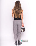 Soft Knit Jogging Bottoms with Side Stripes