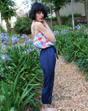 Check Print Jumpsuits (Red)