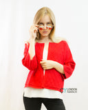 Three quarters sleeves Cardigan (White)