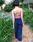 Check Print Jumpsuits (Red)