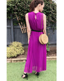 Pleated Maxi dress