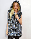 Faux Fur Oversize Hoody Coat
