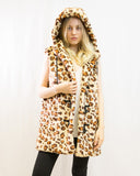 Faux Fur Oversize Hoody Coat