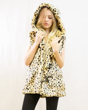 Faux Fur Oversize Hoody Coat