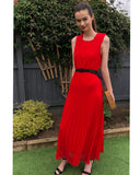 Pleated Maxi dress