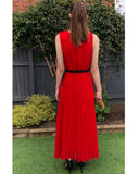 Pleated Maxi dress