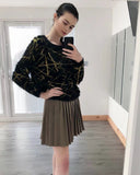 Mix Stripe Neon Colour Fluffy Jumper